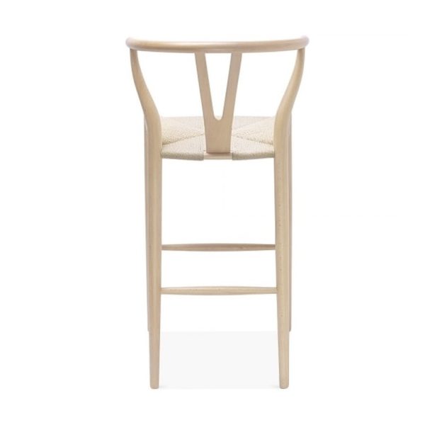 Zinzan Wegner Style Wishbone Barstool