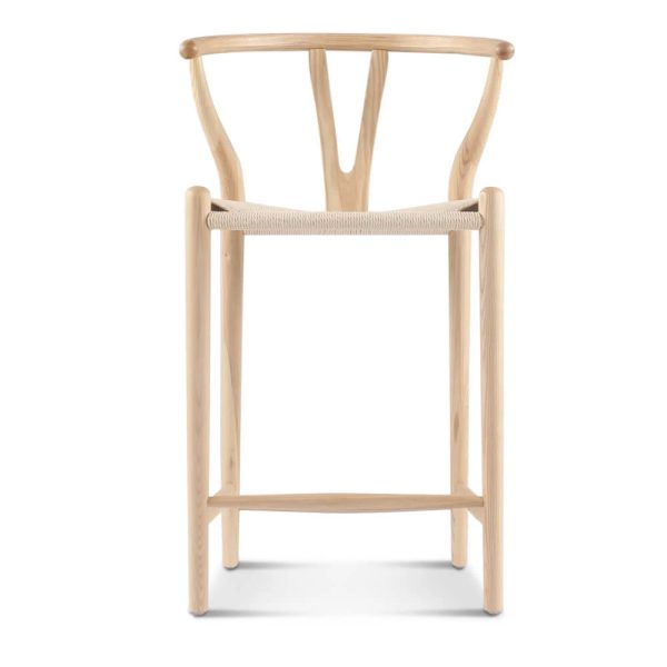 Zinzan Wegner Style Wishbone Barstool