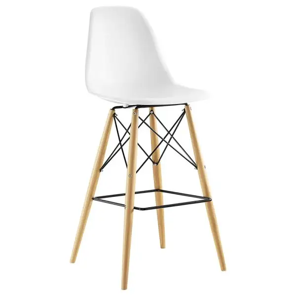 Eames Style ZINZAN DSW Barstool White*