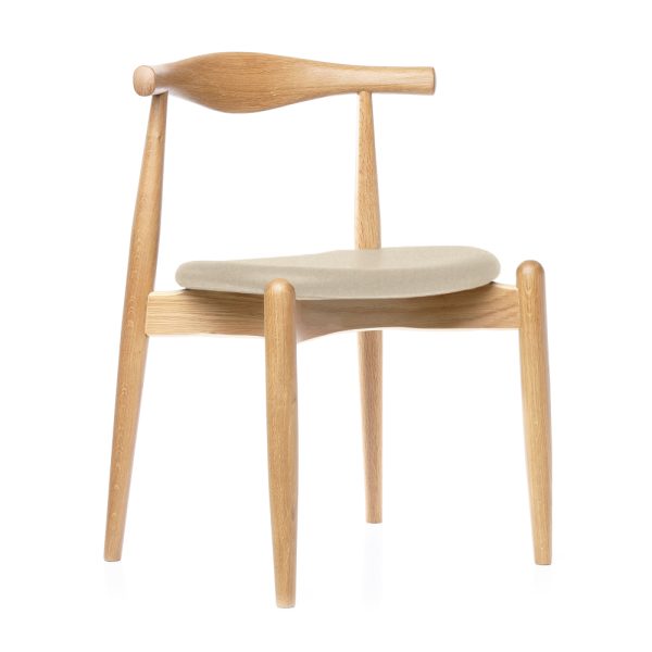 Wegner Style Elbow Chair Round Seat, Custom Made | Ireland Exclusive