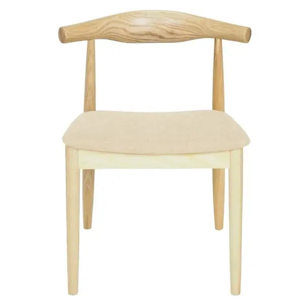 Wegner Style Elbow Chair Square Seat in Ash, Custom Made | Ireland Exclusive