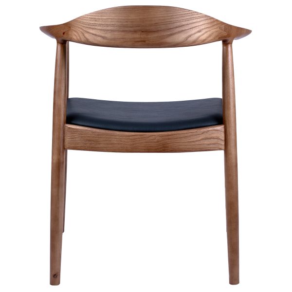 Wegner Kennedy-Style Chair with Walnut Frame