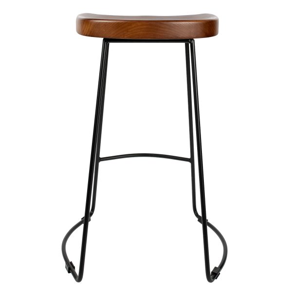 Tulsi Barstool with walnut seat