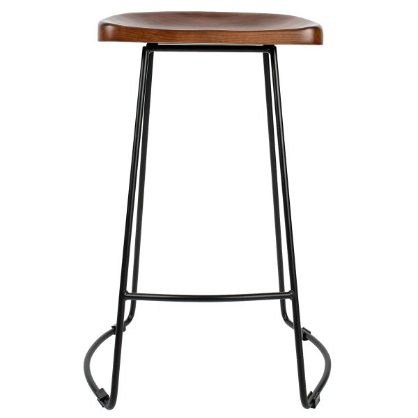 Tulsi Barstool with walnut seat